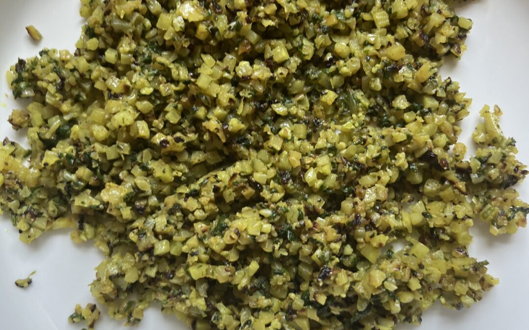 Indian Inspired Cauliflower Rice